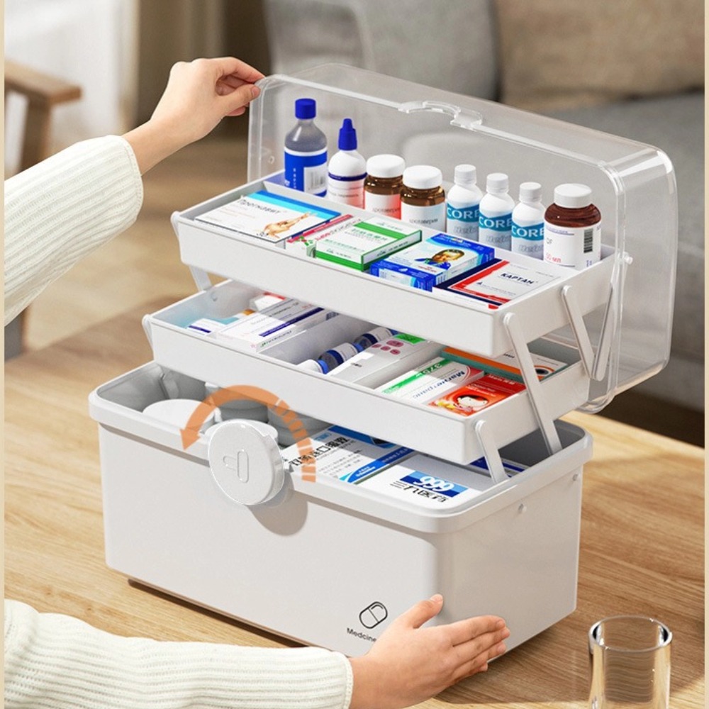 Baby Products Storage Box - New Large Capacity Family Medicine Box