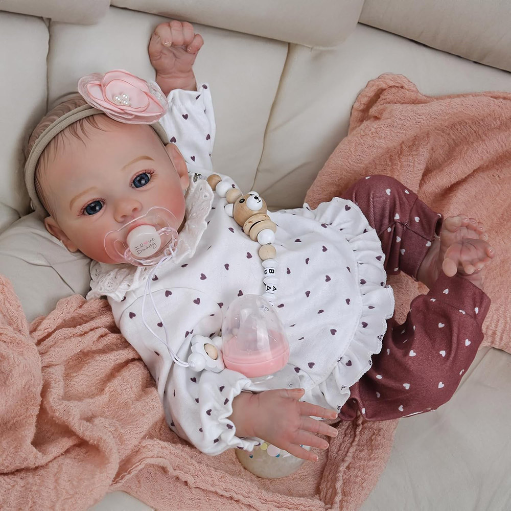 Baby Products Kit For Newborn - 48cm Baby Doll Reborn Like Real