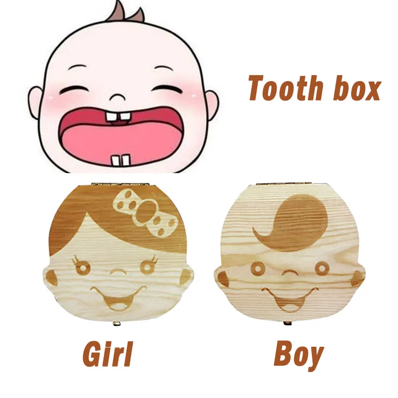 Baby Tooth Box Spanish/Dutch/F – обзор и цена Baby Products Storage Box