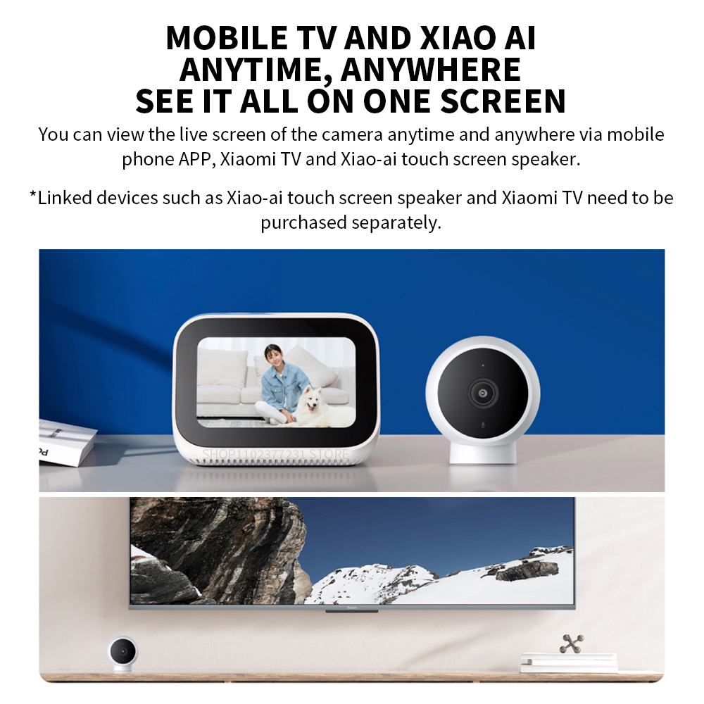 Xiaomi IP Camera 2K 1296P WiFi – обзор и цена Xiaomi Baby Products