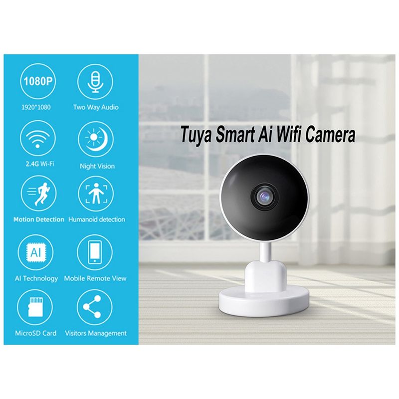 Essential Indoor Wifi Tuya Cam – обзор и цена Wireless Baby Monitor