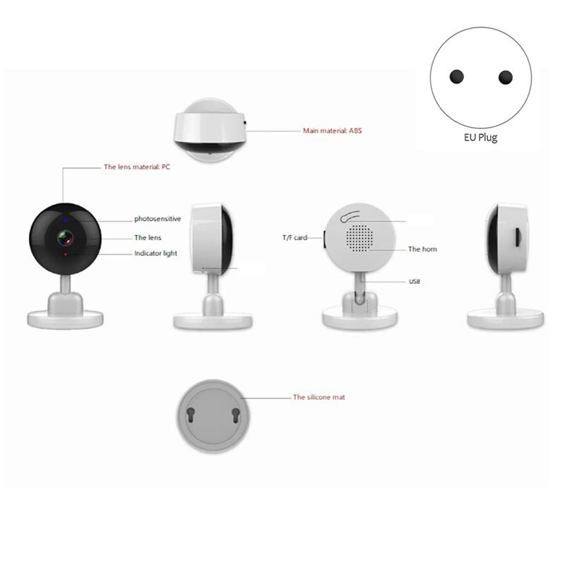 Essential Indoor Wifi Tuya Cam – обзор и цена Wireless Baby Monitor