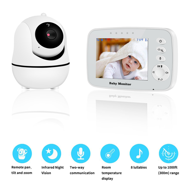2.4Ghz Wireless PTZ Video Came – обзор и цена Wireless Baby Monitor