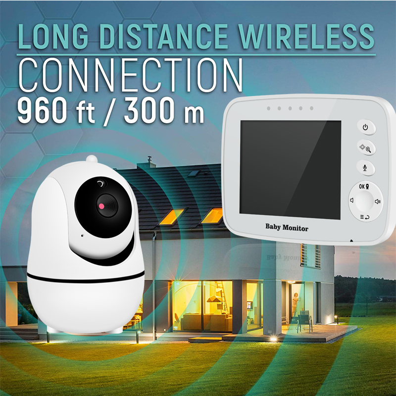 2.4Ghz Wireless PTZ Video Came – обзор и цена Wireless Baby Monitor