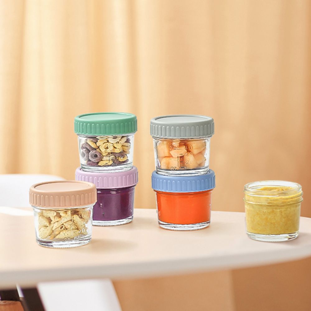 6pcs Glass Baby Food Jar Reusa – обзор и цена Baby Food Storage Jar