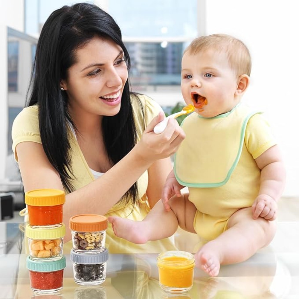 6pcs Glass Baby Food Jar Reusa – обзор и цена Baby Food Storage Jar