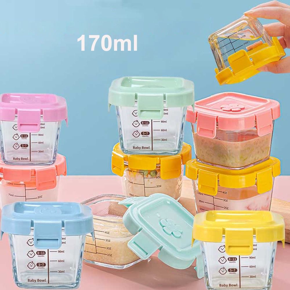 170ml Frozen Baby Food Glass C – обзор и цена Baby Food Storage Jar
