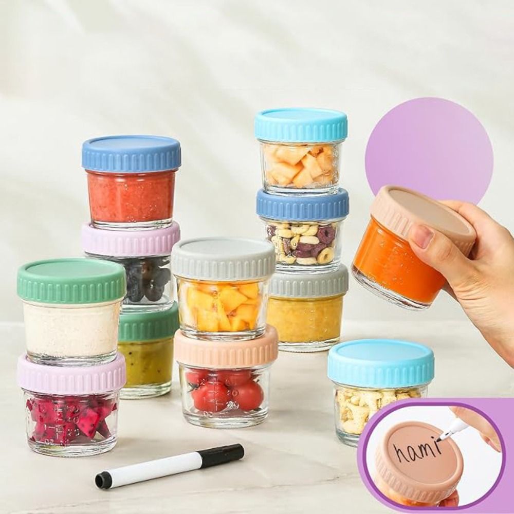 6pcs Mason Jar Glass Baby Food – обзор и цена Baby Food Storage Jar