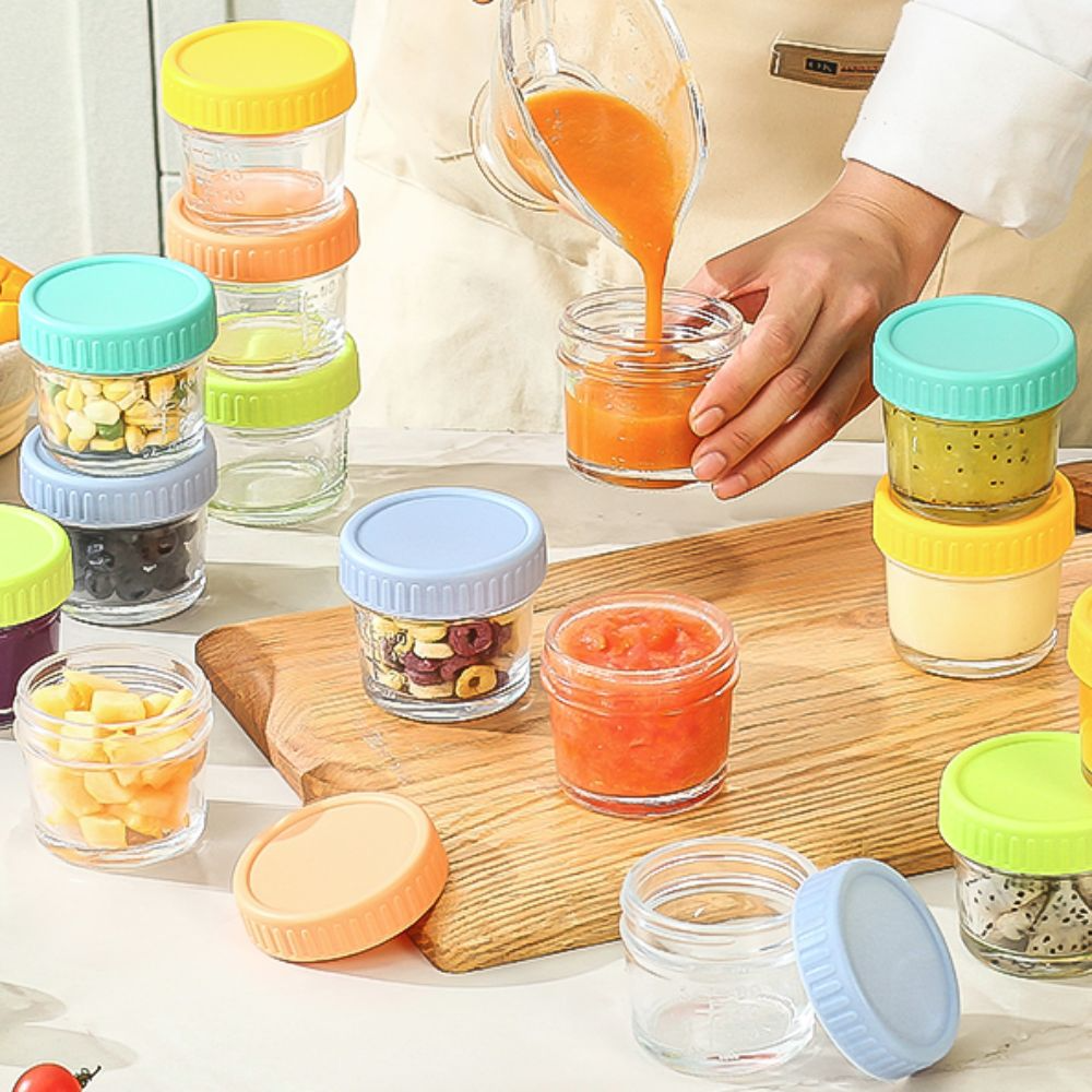 6pcs Mason Jar Glass Baby Food – обзор и цена Baby Food Storage Jar
