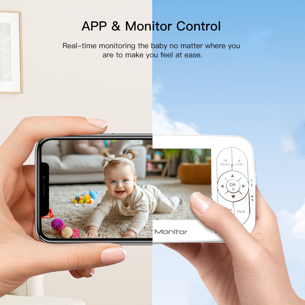 5Inch 2MP 1080P  APP Remote Co – обзор и цена Wireless Baby Monitor