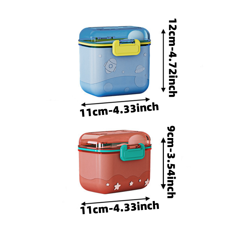 Cartoon Rocket Milk Powder Box – обзор и цена Baby Food Storage Jar