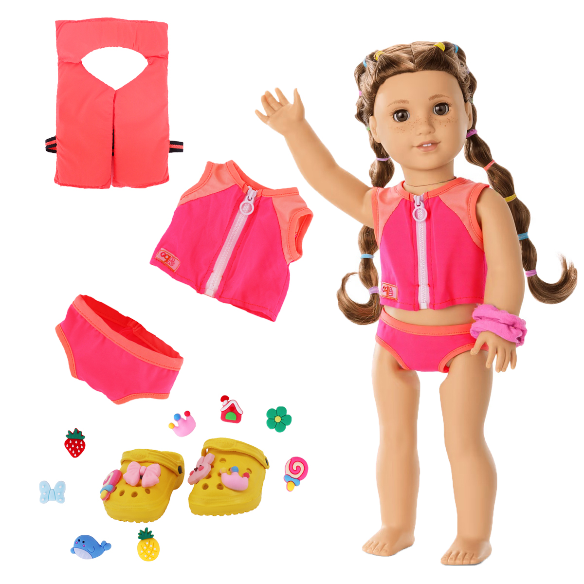 Head Flower Swimsuit Fish Scal – обзор и цена Baby Products In