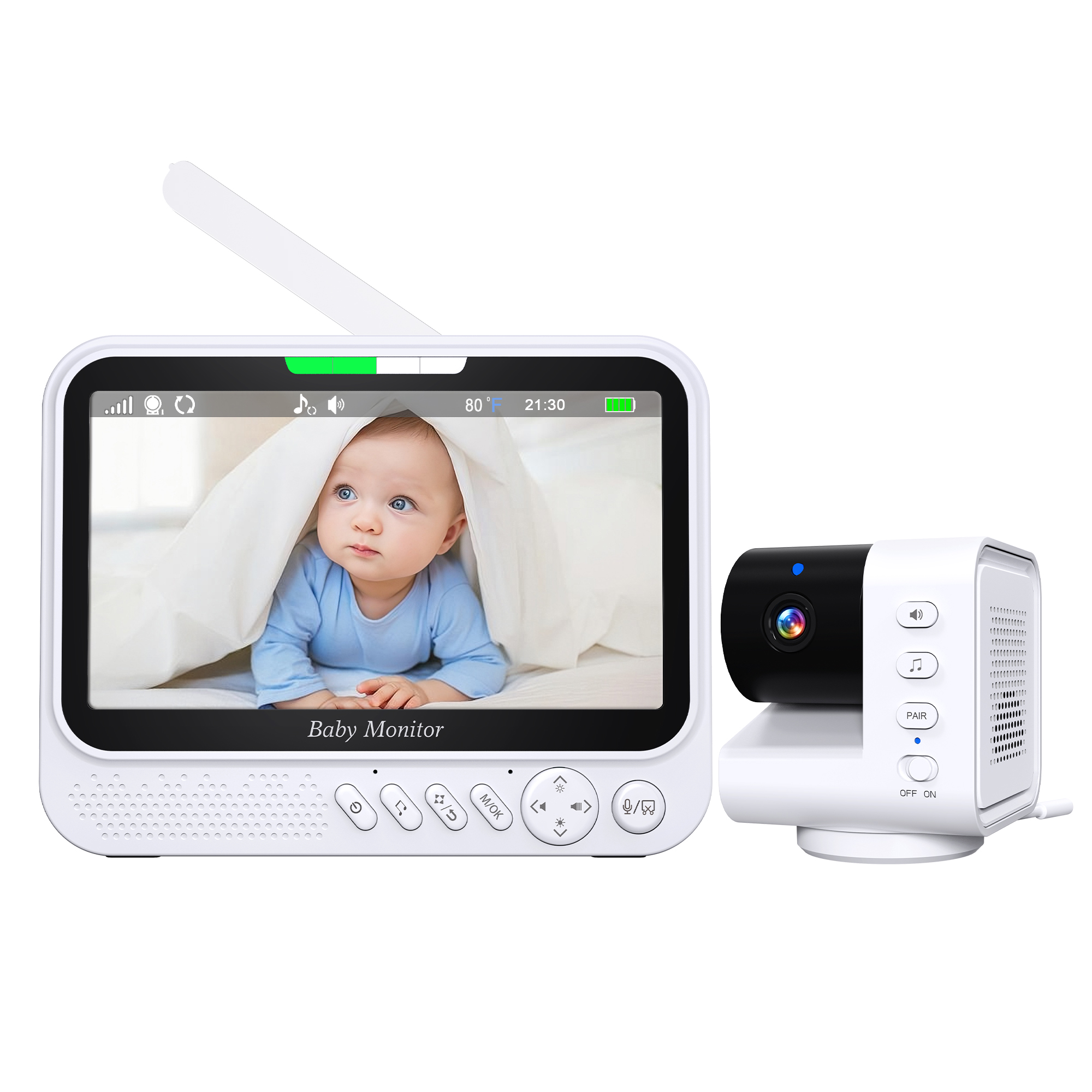 7inch IPS Screen 1v2 Wireless  – обзор и цена Wireless Baby Monitor