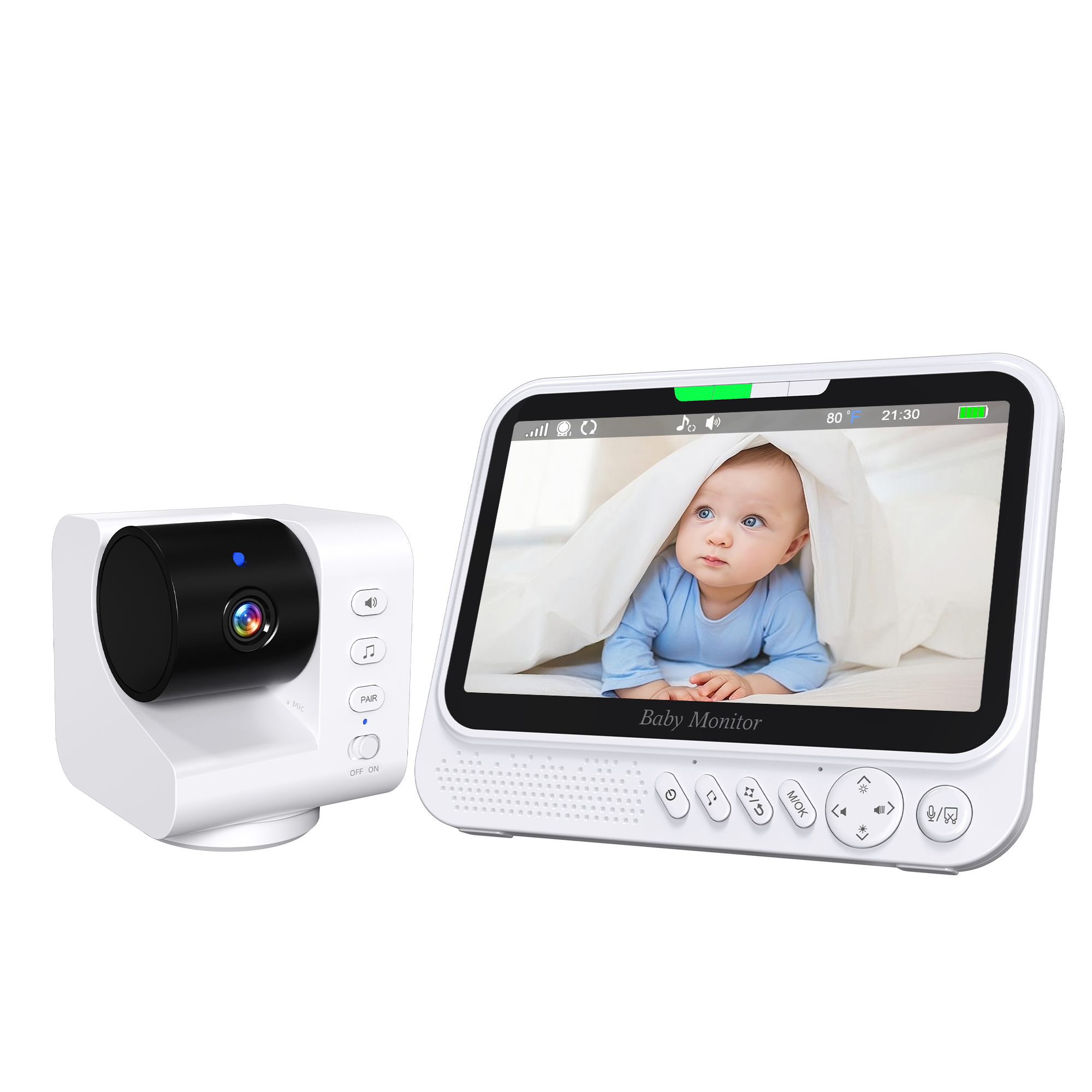 7inch IPS Screen 1v2 Wireless  – обзор и цена Wireless Baby Monitor