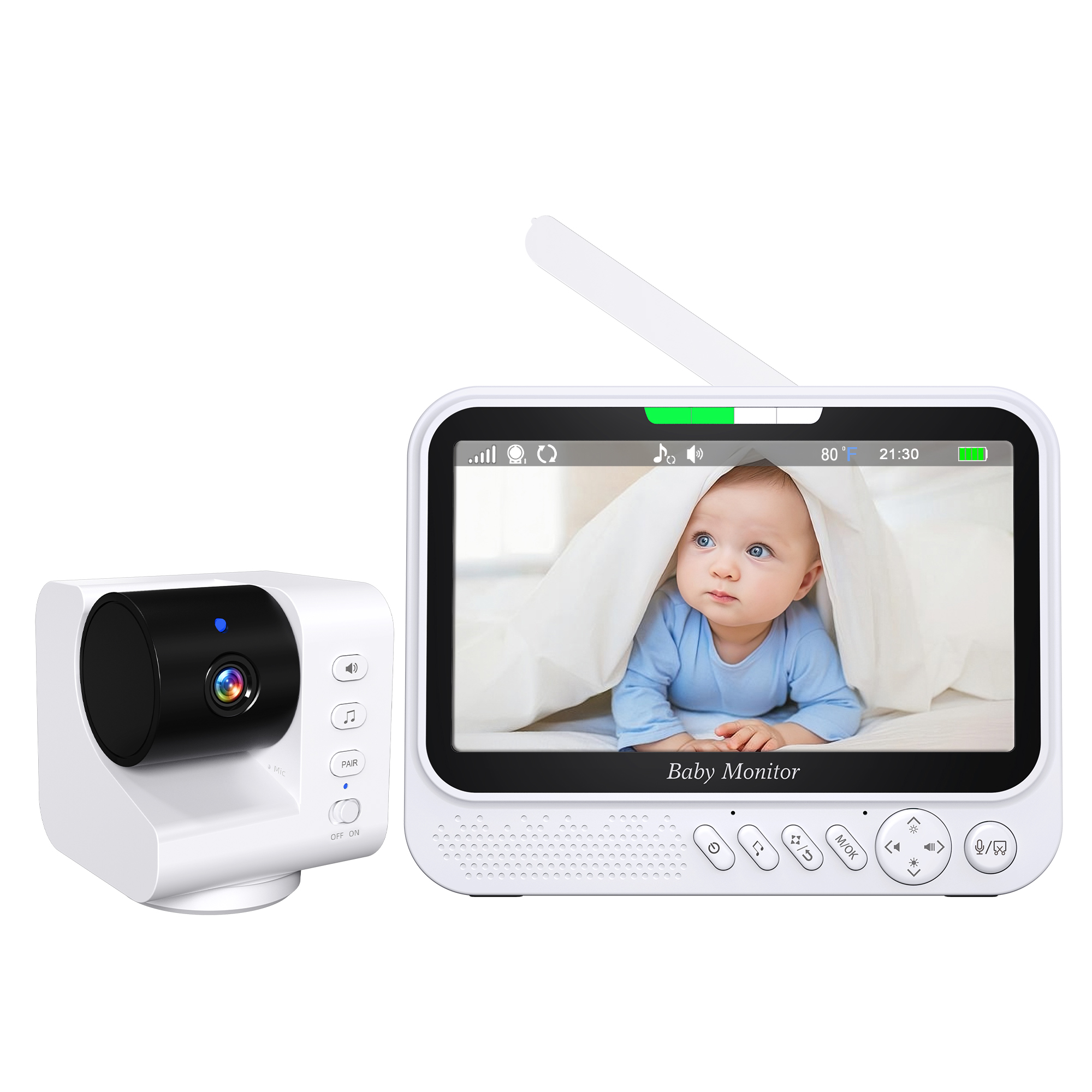 7inch IPS Screen 1v2 Wireless  – обзор и цена Wireless Baby Monitor